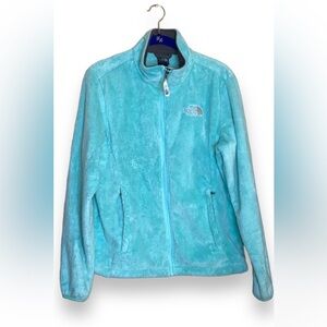 The North Face fleece full zip jacket Aqua